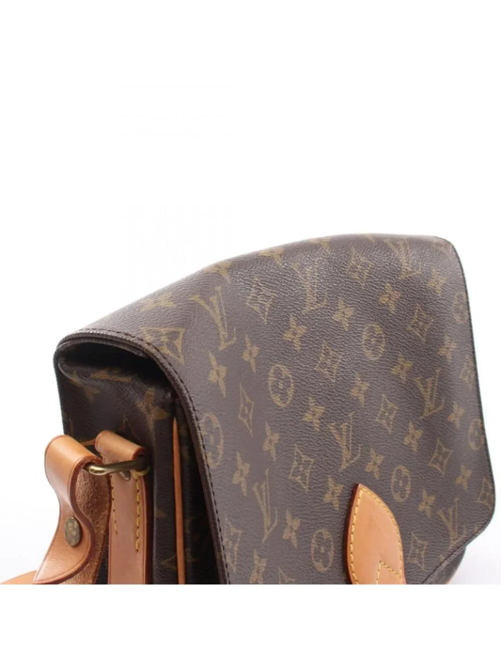 Louis Vuitton Shoulder Bag Cartouchiere GM Canvas Leather